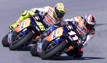 Rossi y Ukawa en 2002.