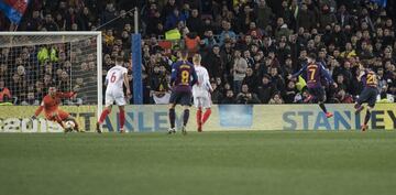 4-0. Sergi Roberto  marcó el cuarto gol.