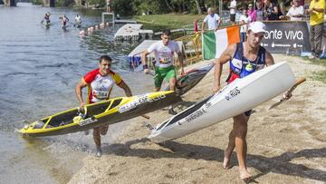 Campos y Garrido hacen doblete en C1 y Eva Barrios, bronce en K1