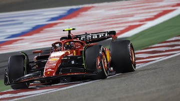 Carlos Sainz, en Sakhir.