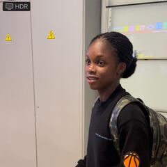 Linda Caicedo aterriza en Madrid: “¿Feliz? Total”