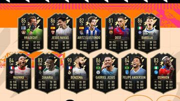 TOTW 2 de FUT FIFA 22 con Benzema, Dest, Navas y Osimhen, ya disponible