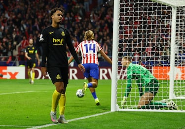 TTercer gol en esta edición de la Champions de un Marcos Llorente que empezó hoy de suplente por primera vez en la temporada.