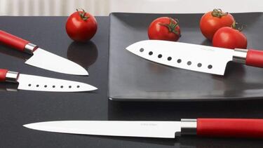 Este set de cuchillos Santoku para carne, pescado y verdura tiene un 52% de descuento