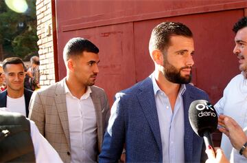 Lucas Vázquez, Ceballos y Nacho.