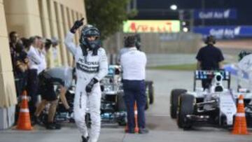 Nico Rosberg, rapid&iacute;simo en la calificaci&oacute;n.