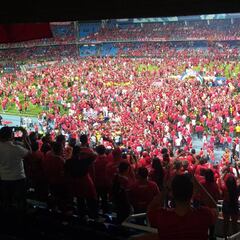Hinchas de América invaden el Pascual en celebración del título