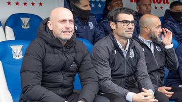 Julián Calero, en el último partido en Butarque.