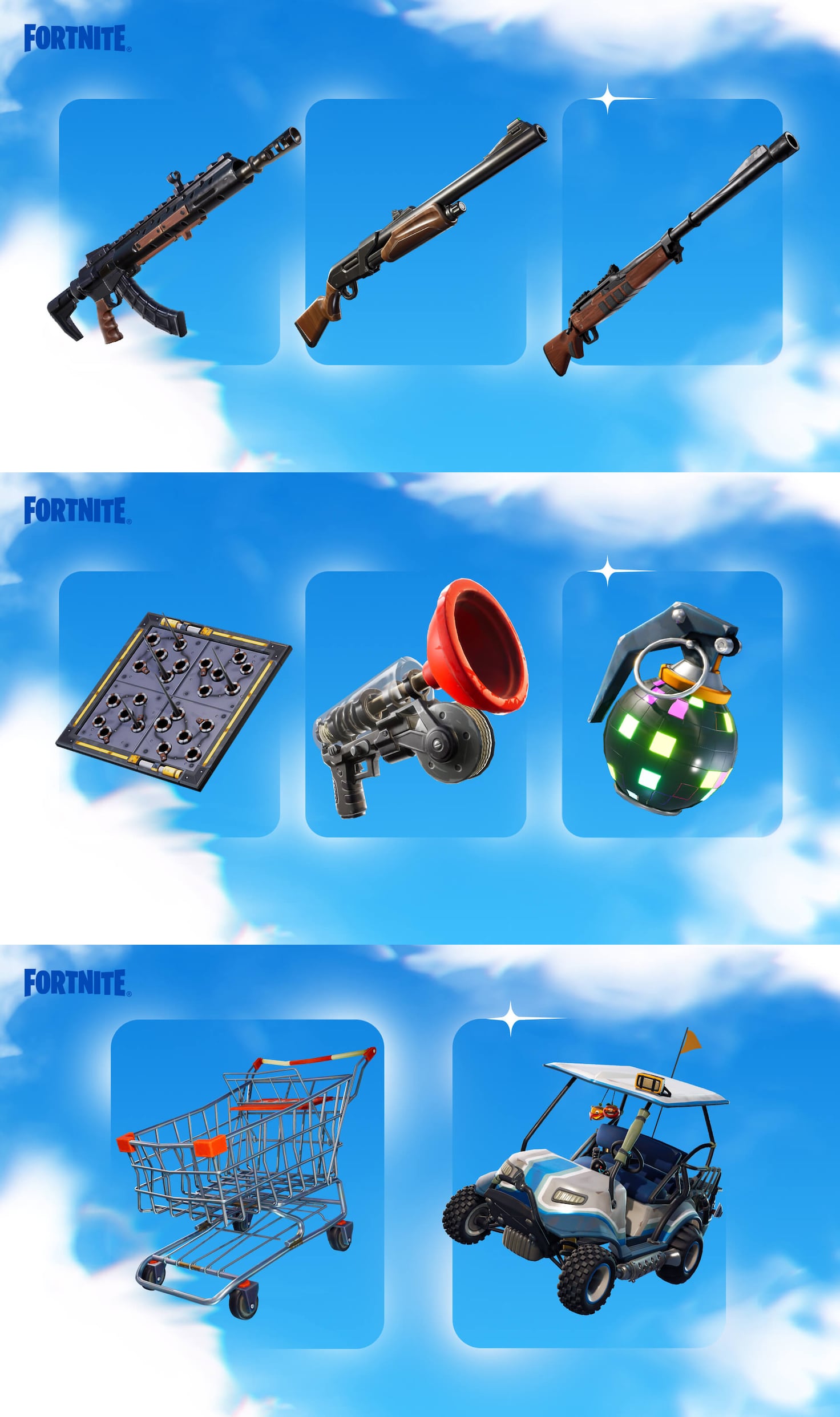 Todas Las Novedades De Fortnite Orígenes Todas Las Nuevas Skins Armas Y Objetos Mapa