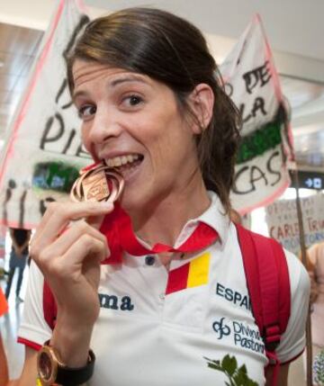 Ruth Beitia ya está en España