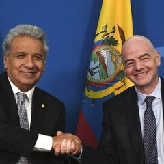Cumbre FIFA-Ecuador con el Mundial 2030 de fondo...