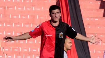 Bernardo Cuesta durante su primera etapa con FBC Melgar. Entre el 2012 y 2014 convirtió 34 goles.