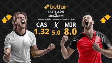 CD Castellón vs. CD Mirandés: horario, dónde ver, pronósticos y clasificación