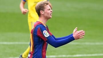 Frenkie de Jong, en el partido contra el Cádiz.