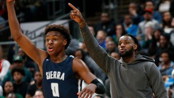 Bronny James, point guard de la preparatoria Sierra Canyon de Los Angeles e hijo de Lebron James, ser&iacute;a elegible para entrar al Draft de la NBA hasta 2024.