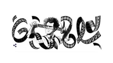 Google homenajea a Sergei Eisenstein, el genio del cine, en su 120º aniversario. Foto: Google