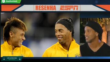 Comparan a Neymar con Ronaldinho y no le hace mucha gracia...