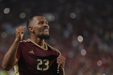 Salomón Rondón en el Top de los mejores goleadores internacionales del 2024      