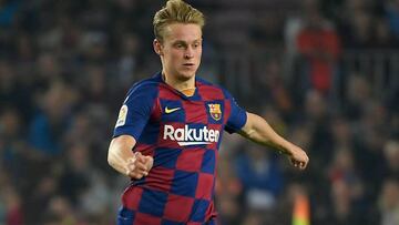 De Jong, en un partido del Barcelona.