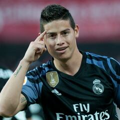 James y el récord que tiene vigente con Real Madrid en LaLiga