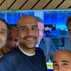 Así celebró Pep y su staff el levantamiento de la sanción