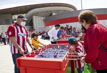 El Atleti celebra el Día del Niño en el Metropolitano