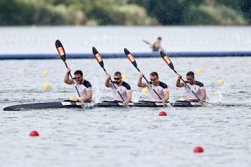 Medalla para Craviotto, Cooper, Arévalo y Germade que han quedado terceros.