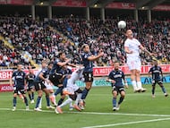 Imagen del partido de ida.