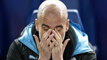 Guardiola: &quot;Estamos un poco preocupados por Eric, pero est&aacute; consciente&quot;.