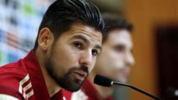 Manuel Agudo, Nolito, durante la concentración de la Selección española.