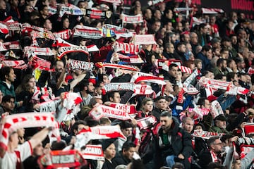 Aficionados del Rayo Vallecano.