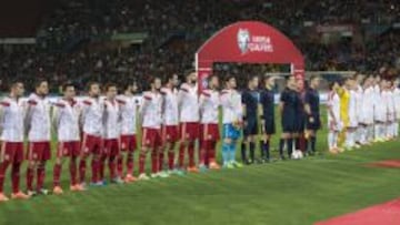 COLOMBINO. La Roja jugó su tercer partido en Huelva el 15 de noviembre de 2014 ante Bielorrusia.