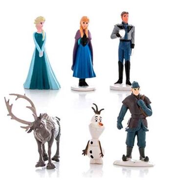 Estas figuras de Frozen tienen un diseño lleno de detalles para que gusten a niños y mayores