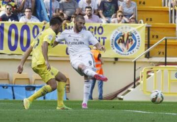 Asistencia de Benzema para que Cristiano Ronaldo marque el 0-2