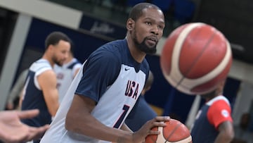 It’s clear that Team USA’s roster is full of stars, but one of them is struggling with an injury. The American’s head coach hopes that’s about to change.