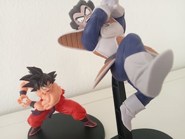 Goku vs Vegeta en dos figuras que marcan el primer gran combate de ‘Dragon Ball Z’