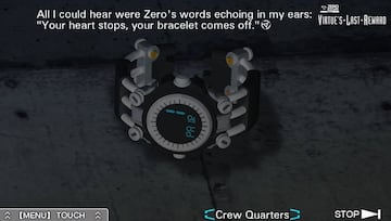 Captura de pantalla - Zero Escape: Virtue&#039;s Last Reward (3DS)