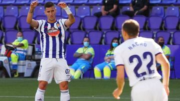 VALLADOLID. PHOTOGENIC/PABLO REQUEJO. 19/07/20. FUTBOL, PARTIDO DE LIGA SANTANDER TEMPORADA 2019/2020 ENTRE EL REAL VALLADOLID Y EL BETIS. GUARDIOLA