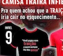 A la venta la camiseta con la que los aficionados del Flamengo recibirán al 'traidor' Ronaldo