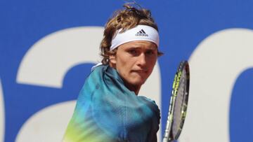 Alexander Zverev, uno de los grandes tenistas de futuro en el Barcelona Open Banc Sabadell.