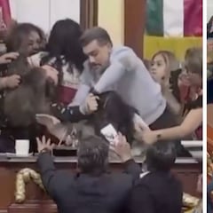 ¡A greñazos! Congreso CDMX sesiona con golpes, jaloneos y violencia