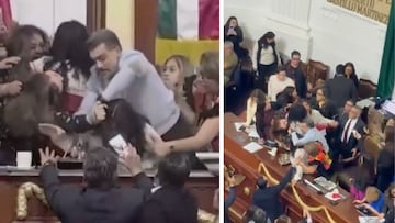 Un grupo de legisladoras pierden la paciencia y sesionan entre gritos, golpes y jaloneas en el Congreso CDMX.