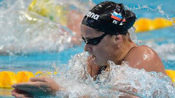 Vitalina Simonova, suspendida cuatro años tras dar positivo