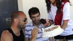 La fiesta del Rayo acabó con una parrillada y tarta