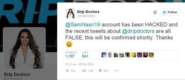 Samir Nasri's Twitter account hacked