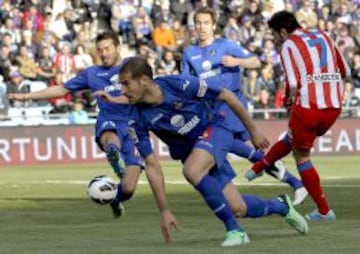 Alberto Lopo, con la camiseta del Getafe.