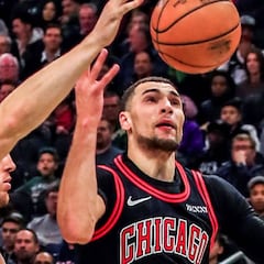 Increíble Zach LaVine: 49 puntos, ¡13 triples! y una remontada alucinante