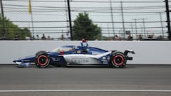 AME2481. INDIANAPOLIS (ESTADOS UNIDOS), 28/05/2023.- El piloto de Chip Ganassi Racing Álex Palou de España, compite hoy en las 500 Millas de Indy en Indianápolis, Indiana (EE.UU.). EFE/Jeremy Hogan
