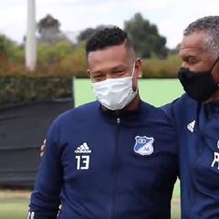 Felicidad en el primer día de Fredy Guarín en Millonarios
