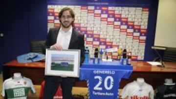 Generelo, durante su despedida.